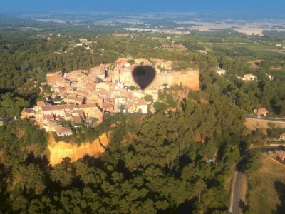 Vol en montgolfière au-dessus de la Provence Vol en montgolfière au-dessus de la Provence